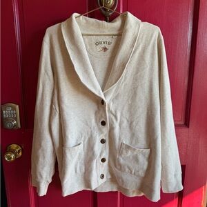 Orvis Men’s Cream Cardigan